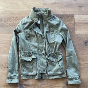 Holllister green jacket